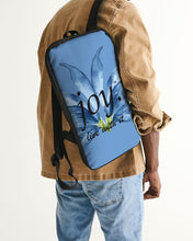 Load image into Gallery viewer, periwinkle joy. Slim Tech Backpack
