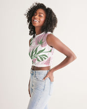 Load image into Gallery viewer, Women&#39;s tropical joy. Twist-Front Tank
