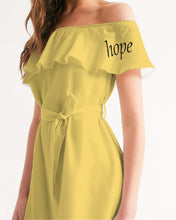 Load image into Gallery viewer, Women&#39;s hope joy. Off-Shoulder Dress
